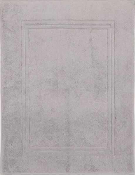 Betz Badematte Luxus Badvorleger Duschvorleger Frottee Gold 50x70 cm Farbe silbergrau, machinenwäsche, beidseitig nutzbar, Baumwolle, nicht beschichtet