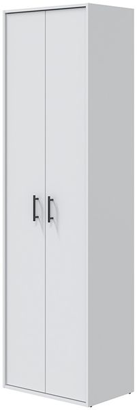 Mehrzweckschrank >LAUNDRY< 2 Türen, 2 Böden, Artik Weiß - 60x206x40 (BxHxT)
