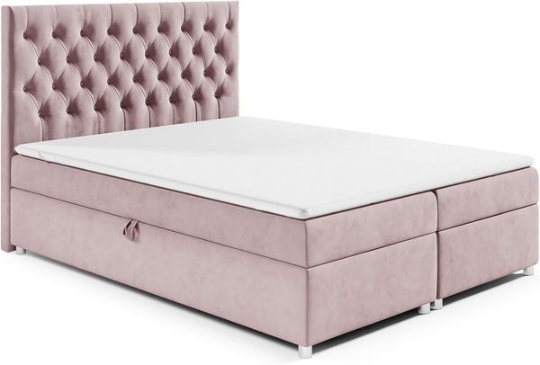 Best for Home Boxspringbett mit Bettkasten Trinity K-14 Bonellfederkern inkl. 7 cm Topper (140x200 160x200 180x200 200x200 cm), mit o. ohne Kopfteil, Flexible Liefermöglichkeiten, Handwerksqualität