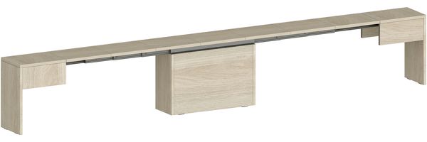 Essbank >Pachino< in Ulme - 66/290x45x25cm (BxHxT)