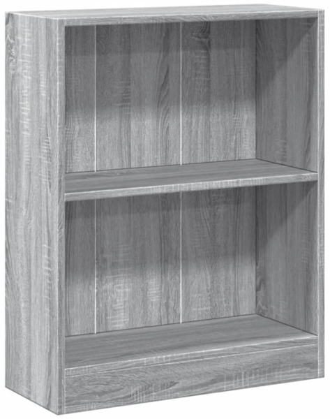 vidaXL Bücherregal Grau Sonoma 60x24x76 cm Holzwerkstoff 815085