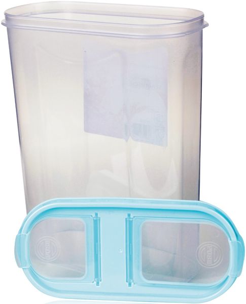 Vorratsdosen mit Deckel 2,8 Liter ( 8er Pack / Türkis ), Luftdicht Schüttdose BPA frei, Vorratsbehälter Set - Frischhaltedosen Klappdeckel