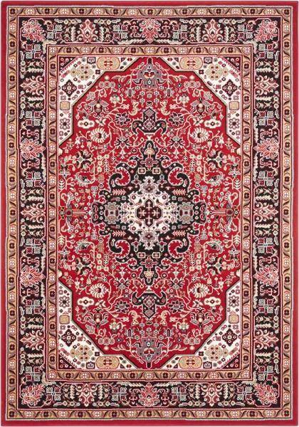 Orientalischer Kurzflor Teppich Skazar Isfahan Rot - 80x150x0,9cm