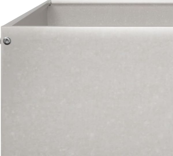 vidaXL Hochbeet 100x100x33,5 cm Edelstahl 851028 Bild 7