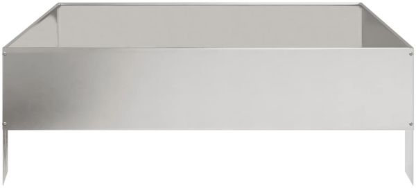 vidaXL Hochbeet 100x100x33,5 cm Edelstahl 851028 Bild 5