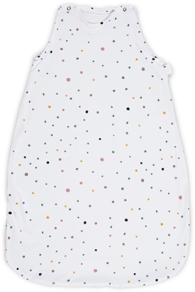 Lorelli Baby-Sommerschlafsack Summer, Länge 100 cm Breite 50 cm, 100% Baumwolle weiß gepunktet