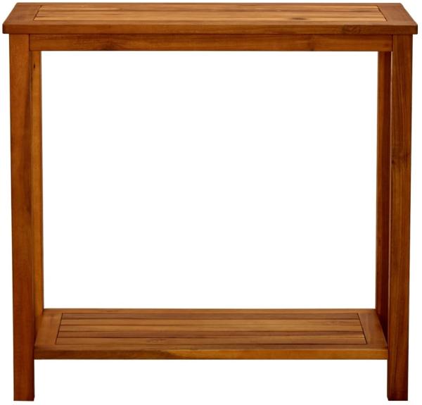 vidaXL Garten-Konsolentisch 80x35x75 cm Massivholz Akazie 316405