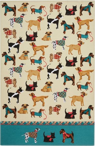 Ulster Weavers Geschirrtuch Hound Dog, (Set, 1-tlg, 1-teilig), 100% Baumwolle 48x74cm Küchentuch