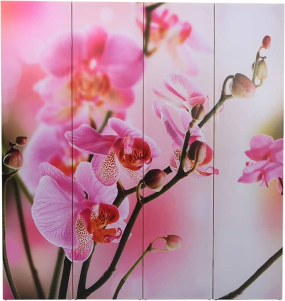 vidaXL Raumteiler klappbar 160 x 170 cm Blume 240477