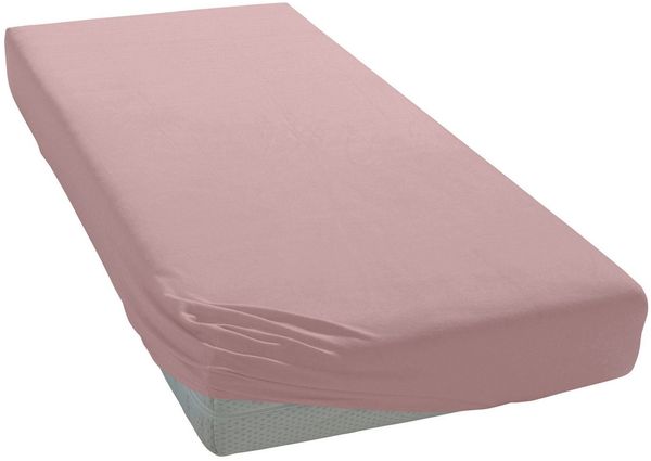 OTTO home Spannbettlaken PHYSALIS Comfort 100% Baumwolle, 150 g/m², Jersey, Gummizug: rundum, (1 Stück), Bettlaken bis 20 cm Matratzenhöhe, weich, bügelfrei, optimaler Sitz