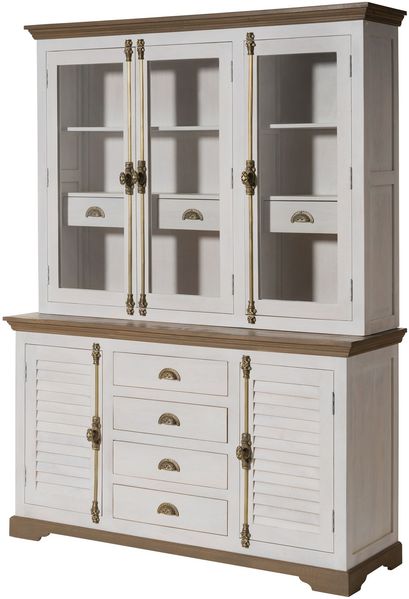 Buffet Mango 160x50x210 weiß lackiert TOULOUSE #116