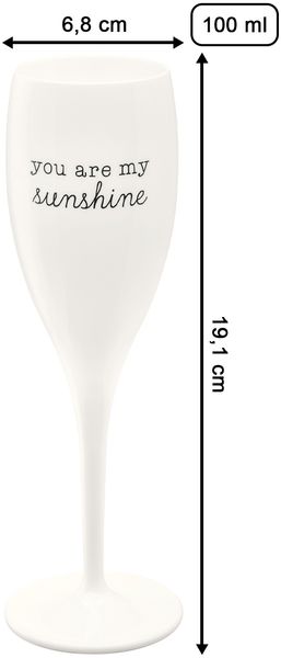 Koziol CHEERS NO. 1 Sunshine Superglas 100 ml Bild 2