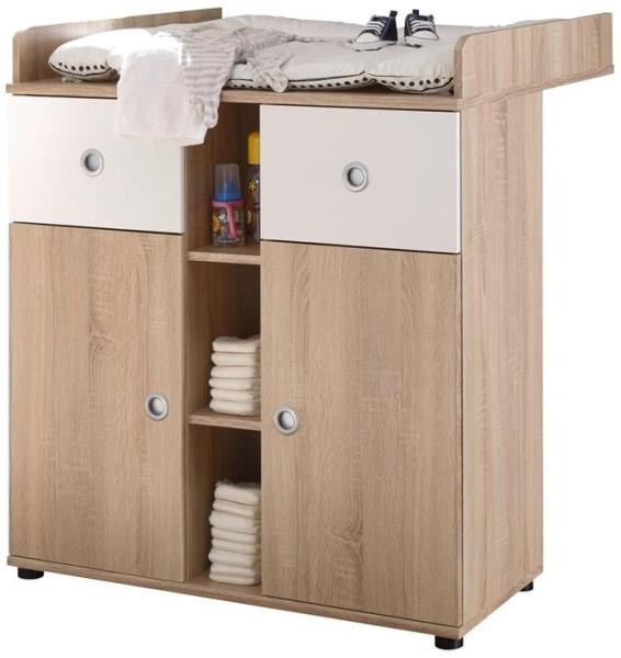 möbelando 'Floris' Wickelkommode natur