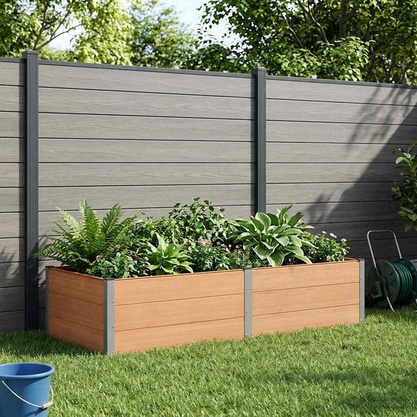 vidaXL Hochbeet Braun 250 x 100 x 54 cm 42039010