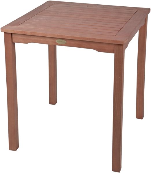 Gartentisch UPPSAL - Eukalyptus, Natur, 70x70x75cm | Terrassentisch Wetterfest Outdoor Tisch