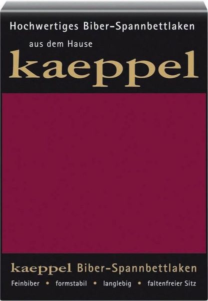 Kaeppel Spannbettlaken Spannbettlaken Biber, Biber, Gummizug: rundum, (1 Stück), 100% Baumwolle, kuschelig weich ideal für Winter