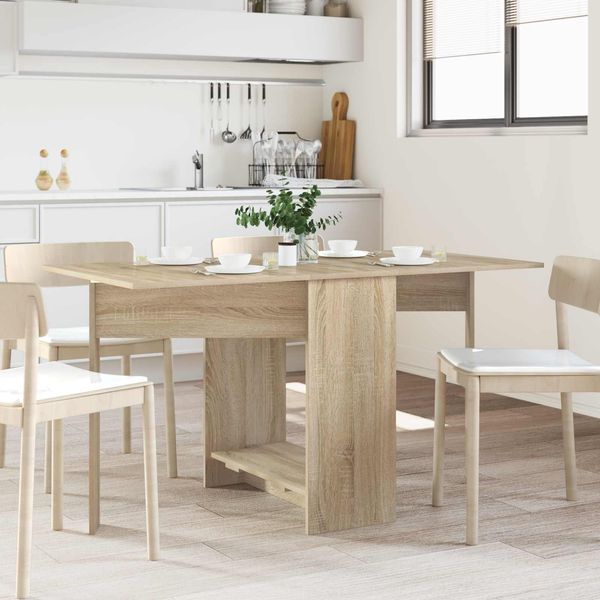 vidaXL Esstisch 138 x 70 x 73,5 cm Holzwerkstoff Sonoma-Eiche 8006073