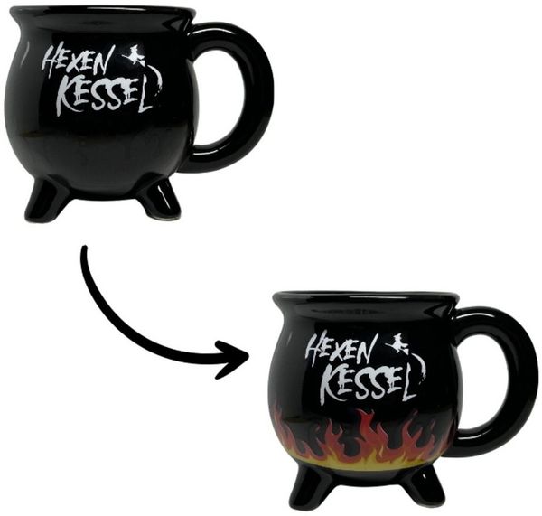 Out of the Blue Tasse Hexenkessel Kaffeebecher mit Wärmeeffekt