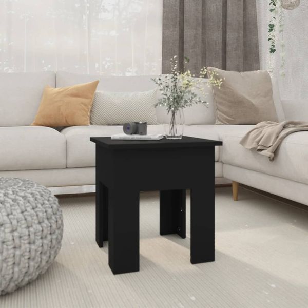 vidaXL Couchtisch Schwarz 40x40x42 cm Holzwerkstoff 810245
