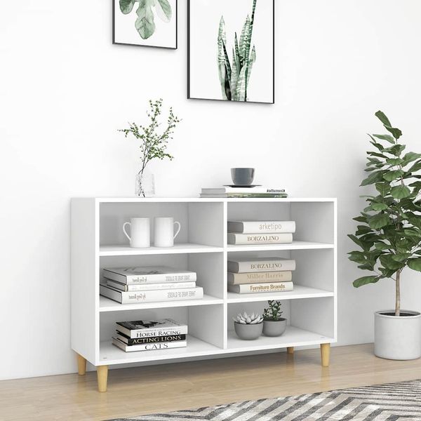 Sideboard | Kommode | Küchenschrank Weiß 103,5x35x70 cm Holzwerkstoff