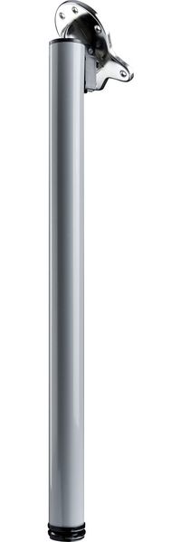 Hettich Klapp-Tischbein 5,0 x 71 cm Stahl grau - 1 Stück