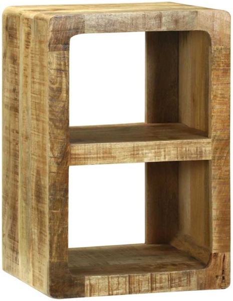 vidaXL TV-Schränk mit Regal Braun 36 x 30 x 54 cm Massivholz Mango 4104547