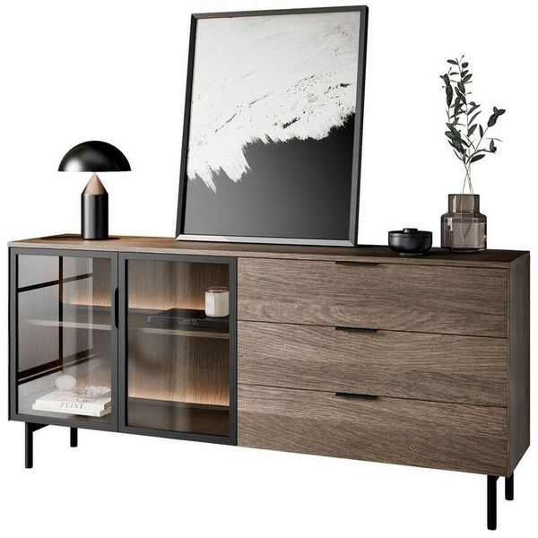 Lookway Kommode LINEA LOFT mit LED-Beleuchtung
