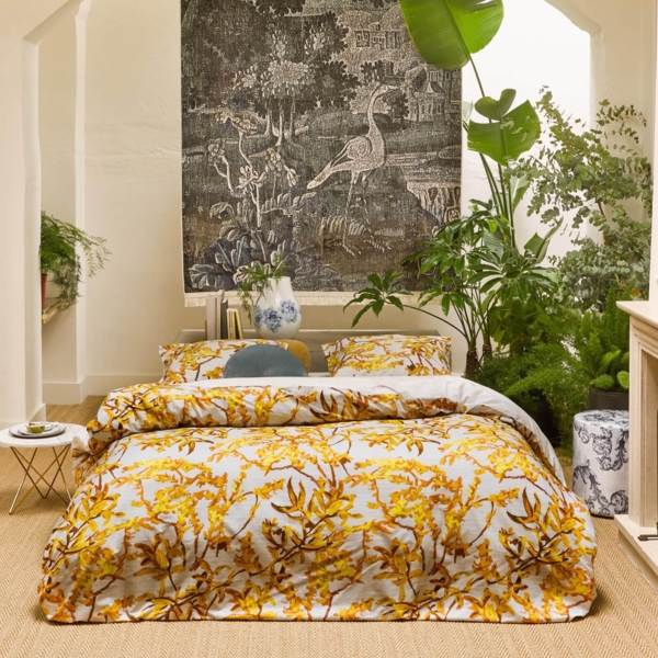 ESSENZA Bettwäsche Bowie Silver Baumwolle Perkal 200 x 200 + 2x 80 x 80 cm Bild 5