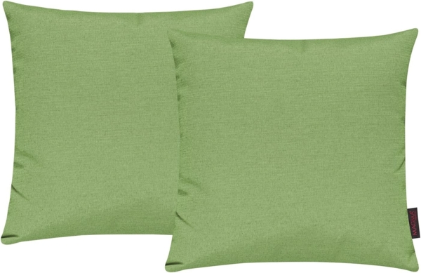 MAGMA Kissenhüllen FINO - ca. 40 x 40 cm - 2er Set kiwi