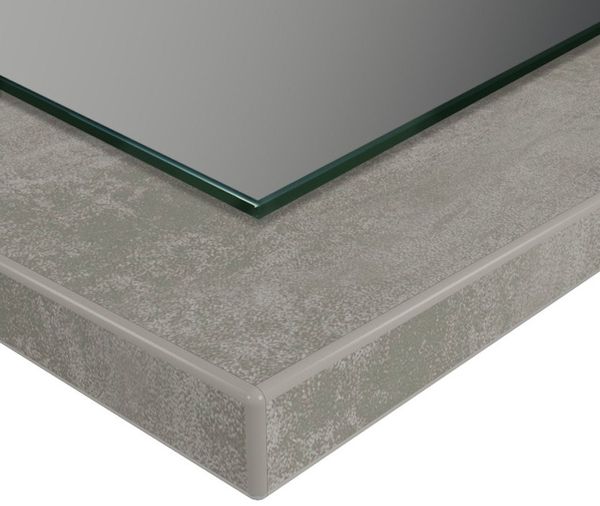 MySpiegel. de Wandspiegel Doman auf dekorativen Holzplatte im modernen Stil mit elegantem Rahmen