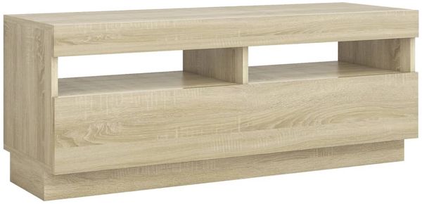 vidaXL TV-Schrank mit LED-Leuchten Sonoma-Eiche 100x35x40 cm 804457 Bild 7