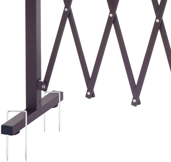 4er-Set Fixiernagel für Trampolin HWC-B34, Erdnagel Hering Erdspieß für Gartentrampolin Minitrampolin Bild 3