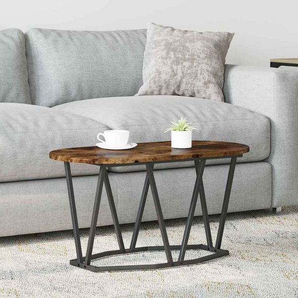 vidaXL Couchtisch Geräucherte Eiche 80 x 40 x 40.5 cm 869692