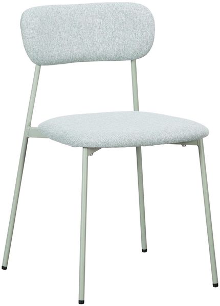 Esszimmerstuhl Akina 4er-Set, Stoff gepolstert, modern, grün, Metallgestell, komfortabel für Dein Zuhause