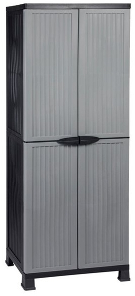 Kreher Mehrzweckschrank NOBLE - Kunststoffschrank mit 3 Einlegeboden Bild 4