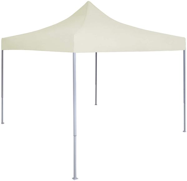 vidaXL Party-Zelt Creme 200 x 200 x 315 cm Oxford-Stoff 42023508