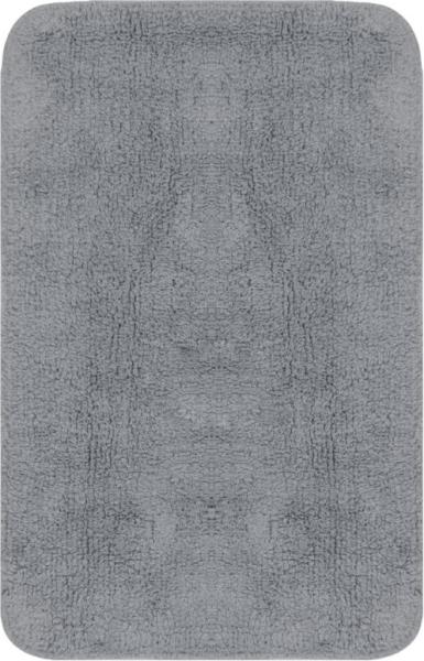 vidaXL Badematten-Set 2-tlg. Stoff Grau 133230 Bild 2