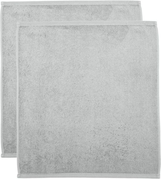ROSS Geschirrtuch Küchen-Frottiertuch, 50x50 cm, (Set, 2-tlg), vielseitig einsetzbarer Küchenhelfer aus 100% Baumwolle, unifarben