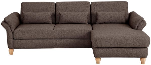 Home affaire Ecksofa Palace L-Form, incl. Sitztiefenverstellung, wahlweise mit Bettfunktion und Stauraum