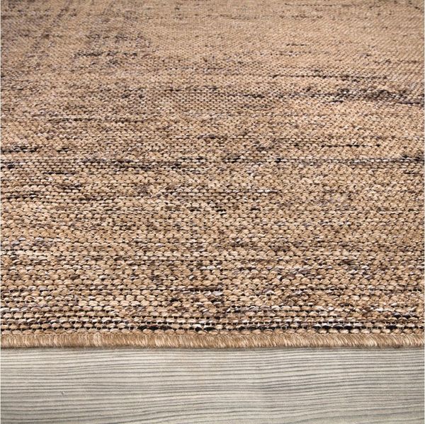 TT Home Teppich Diele, Flur, Küche, Außenbereich, Rechteckig, Höhe: 4 mm, Waschbarer In-& Outdoorteppich Wetterfest Terrasse Uni Moderner Boho A