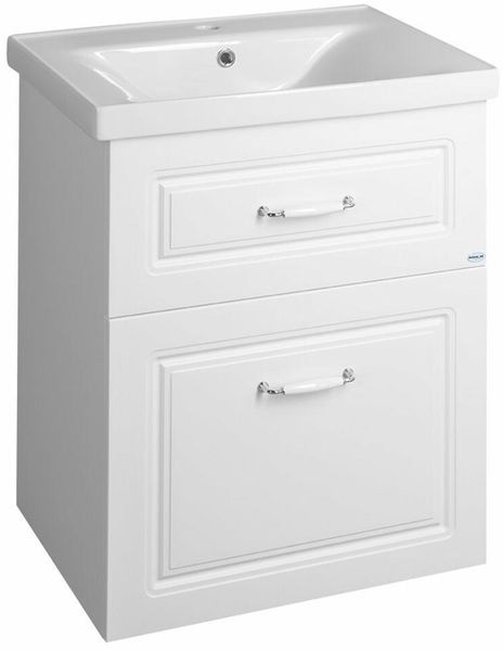 FAVOLO Unterschrank 57 x 72,5 x 44,6 cm, weiß matt