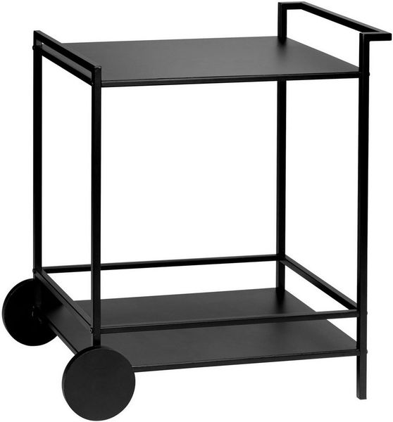 SCHÖNER WOHNEN-Kollektion Servierwagen JAMIE, (1 St), Barwagen mit zwei Ablageflächen