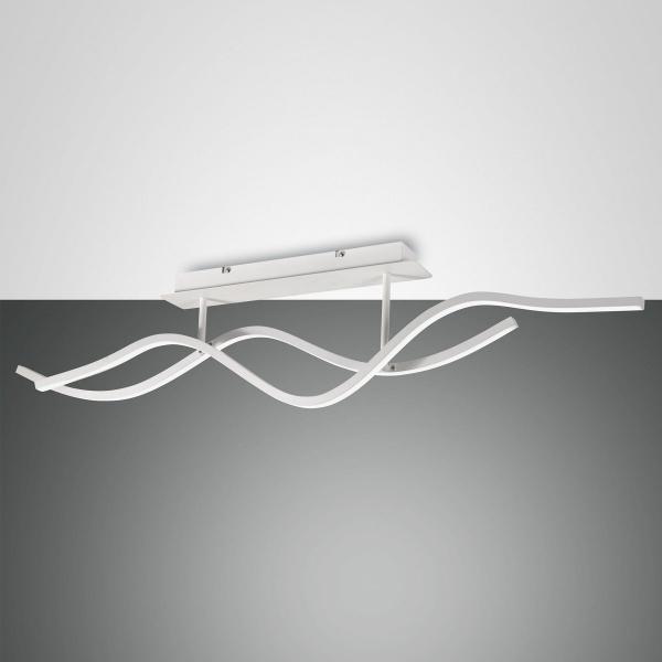 Fabas Luce 3666-65-102 LED Deckenleuchte Sinuo weiß 3-Step dimmbar