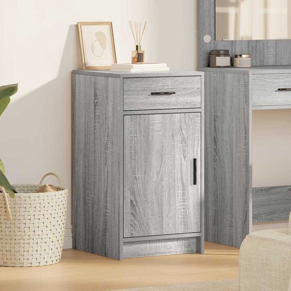 vidaXL Sideboard Graues Sonoma 40 x 40,5 x 75 cm Holzwerkstoff 865069