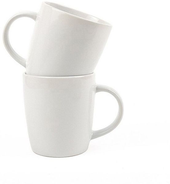 Kaffeebecher-Set 2-teilig - hochwertiger Steingut, 300 ml, robust & pflegeleicht