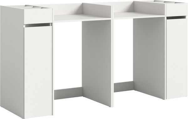 welltime Badmöbel-Set FALAS, TOPSELLER!, 4-teilig, Hauswirtschaftsraum Set, Breite 190 cm, (Set, 4-St, bestehend aus: 2x Waschmaschinenumbauschrank und 2x Standregal), Kombination, Set, Bad-Kombi, Bad, Organizer, Rollregal, Umbauschrank