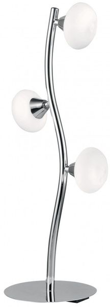LED-Tischleuchte JUPITER LED 3W, 540lm, 3200k Chrom/Opalglas