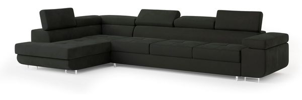 Masseno Ecksofa VICENTE mit Schlaffunktion L-Form, Sofa mit Bettkasten