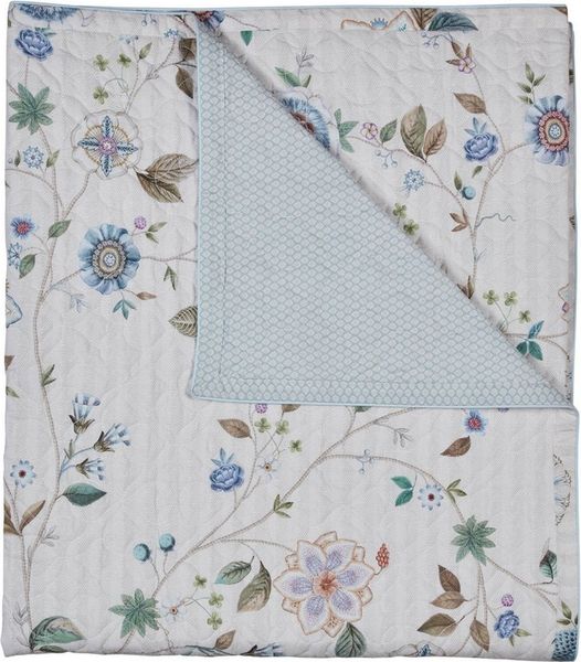 PiP Studio Tagesdecke Flores Bailando Off-white 270 x 260 cm