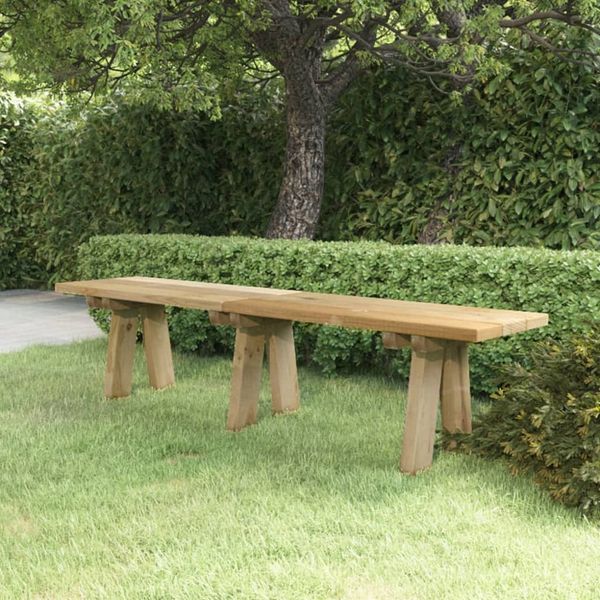 vidaXL Gartenbank 160 cm Massivholz Kiefer Imprägniert 318174